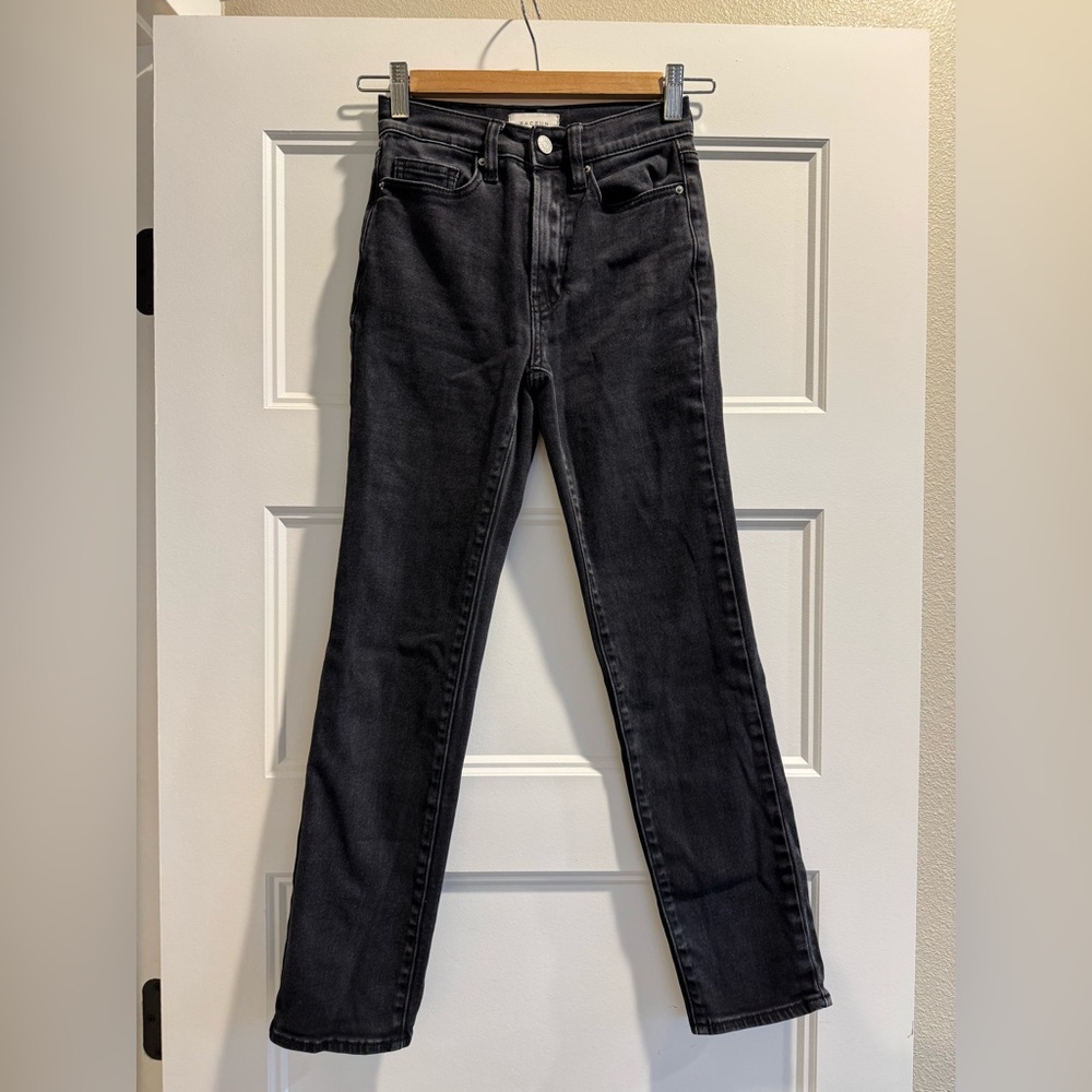 Pacsun Stretch Vintage Skinny Jeans Women’s Size 22 Medium Wash Black Denim